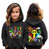 Детская мода повседневная верхняя часть с принтом музыкальной игры пуловер свитшот