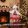 30 cm BJD doll outfit, festive design, Christmas clothes