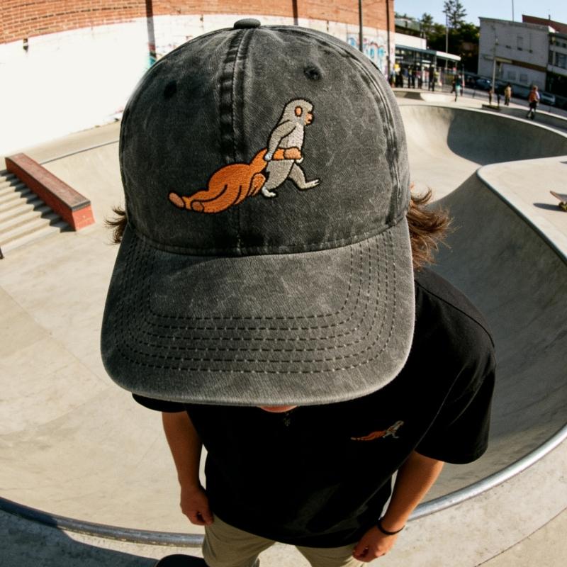Stylish Cotton Baseball Hat Feature Lovely Monkey Embroidery Perfect Sports Hat For Men Women And Kids