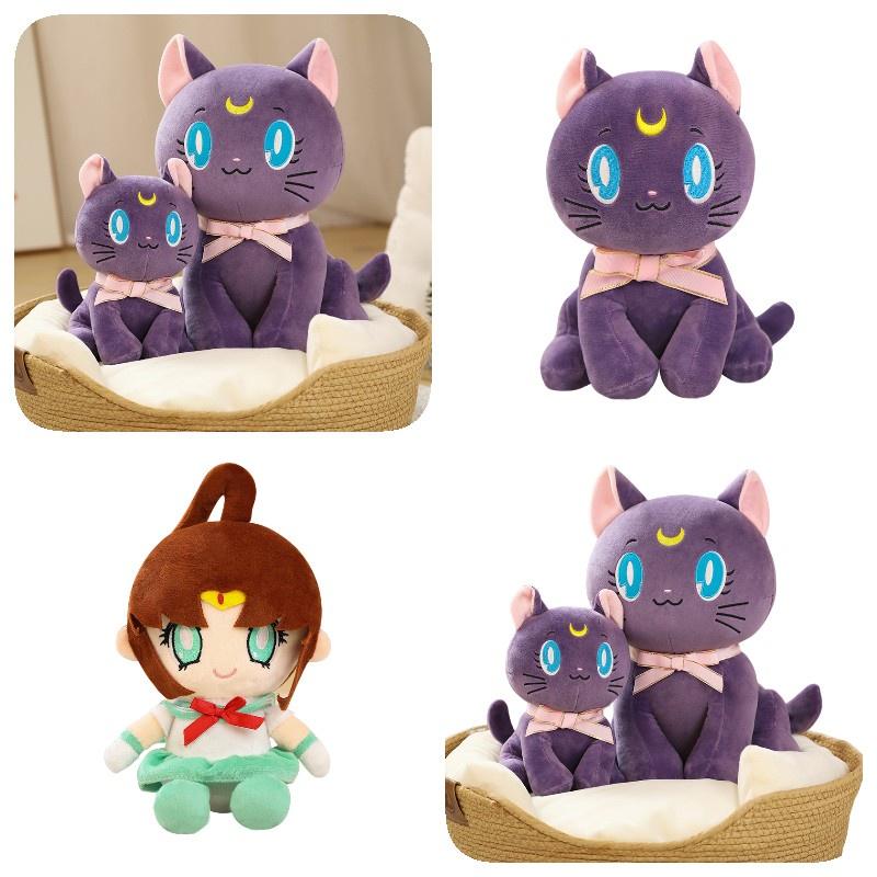 Новая плюшевая игрушка Сейлор Мун с дизайнами Макото Кино и кошки Луны