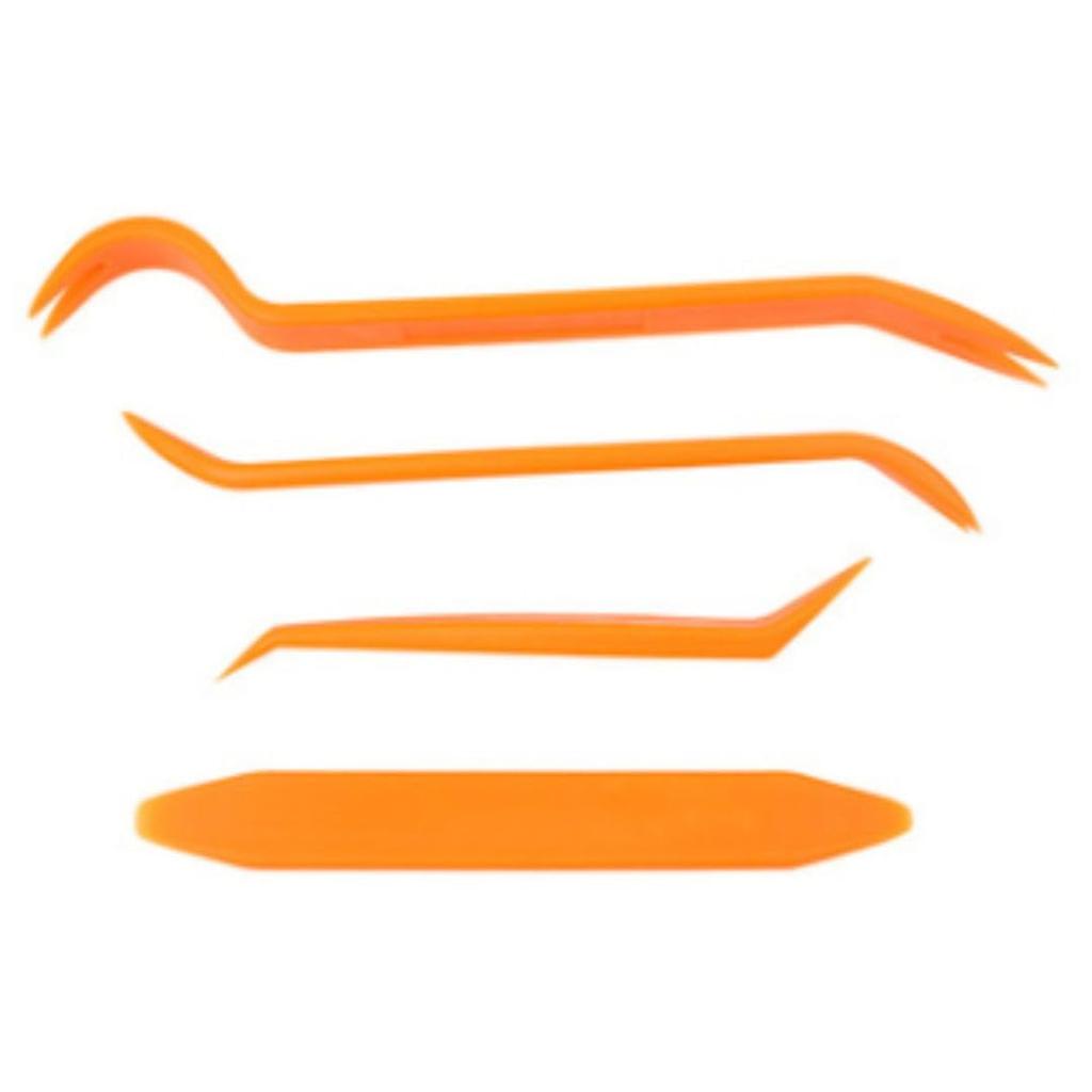 Набор из 5 предметов Инструмент для снятия панельных заклепок, клипс, зажимов, Детали (Инструмент для снятия 4 панелей + 1 зажим-клипса)