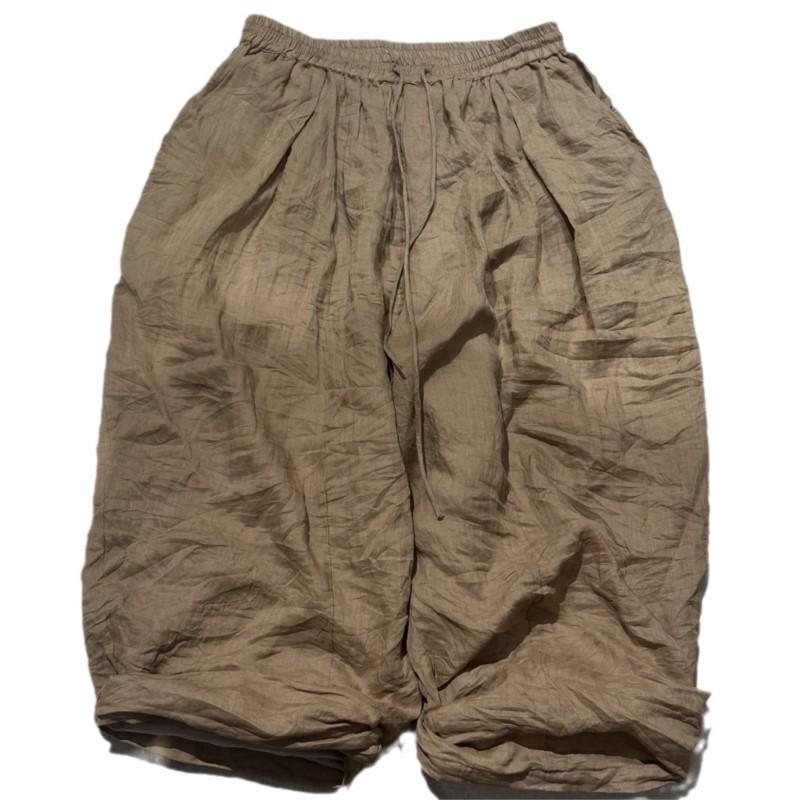 Johnature Женские зимние нишевые повседневные свободные брюки в винтажном стиле, однотонные модные индивидуальные брюки