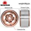 RC Rims 4pcs 1.9 Inch Beadlock RC Wheel Rim Set Wheel Hub for 1:10 RC Crawler Axial SCX10 II 90046 SCX10 III AXI03007 TRX4 D90
