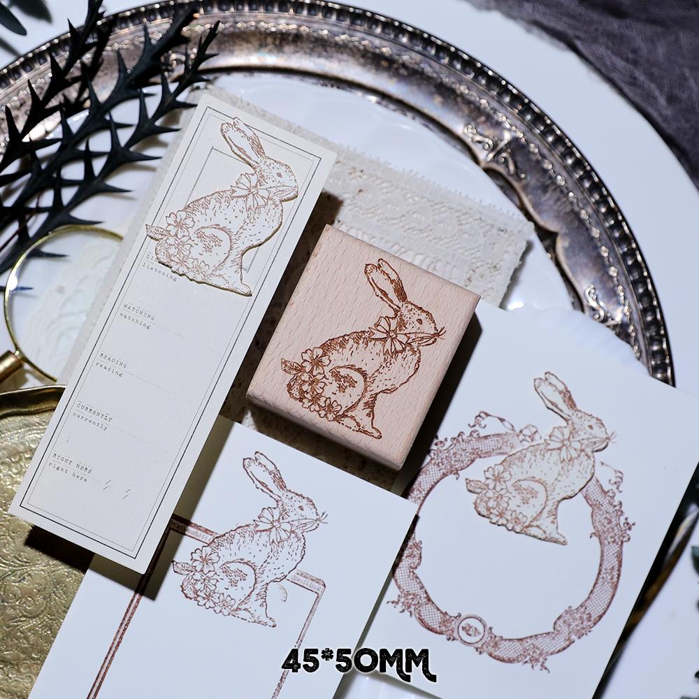 Journal Scrapbooking Wooden Stamps Diy Versatile Light Retro European and American Style [MagicIllusion]