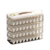 1/2/3/4 Layers Dumpling Box Plastic Pasta Storage Box Portable Cookie Storage Containers  Snack
