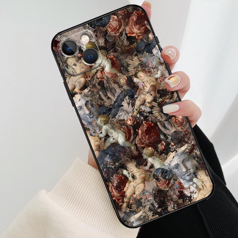 Чехол для телефона с картиной эпохи Возрождения для iPhone 17 Pro Max 15 14 13 11 12 16 Pro Max mini 15 16 Plus 16e 17 Air Cover
