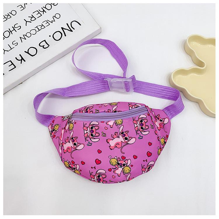 Childrens Cartoon Nylon Waist Bag With Lightweight Design For Daily Use