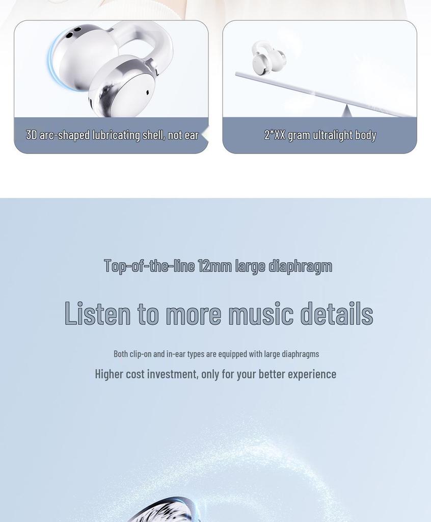 Bone Conduction Wireless Bluetooth Headphones 2025 - Q10: High Sound Quality with Extended Battery Life.