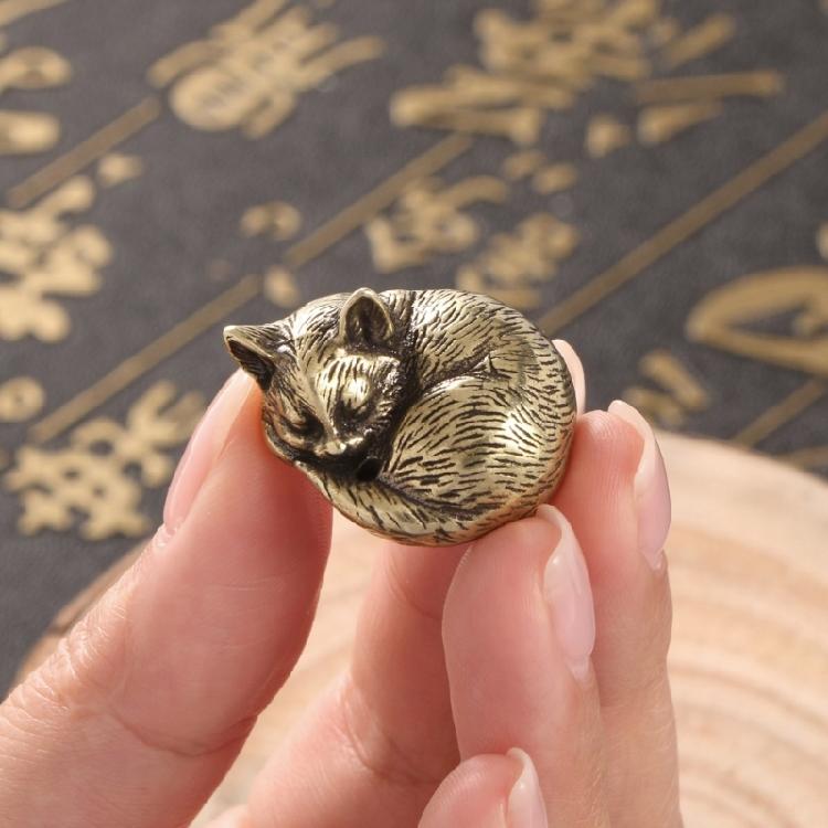Декоративная фигурка животного Teas Pet Миниатюрные скульптуры кошек для интерьера автомобиля и украшения стола Настольное украшение