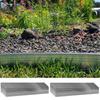Garden Edging - ICH-ZAPFE.DE - Ultra Solid Aluminum - 10cm X 2m - 10 Pieces - Grey