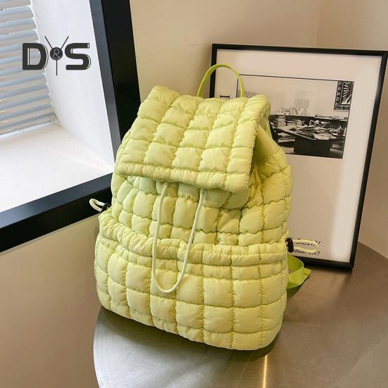 18л стеганый рюкзак для женщин пуховик походный рюкзак верхний клапан затягивающийся рюкзак подкладка дорожная сумка облако спортзал