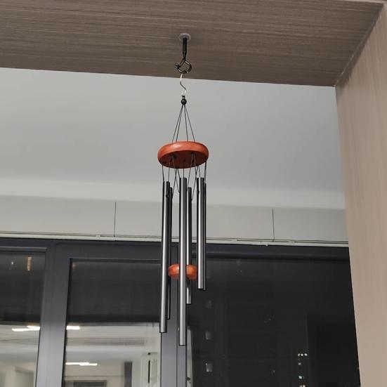 2 Pcs Adhesive Ceiling Hook No Drill Hanging Hook Wall Hook Load-Bearing Eye Hook with Safety Buckle for String Lights Plants Lanterns Wind Chime