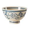 Retro Hand-Painted Blue & White Large Noodle Bowl - High-Footed Porcelain for Creative Dining