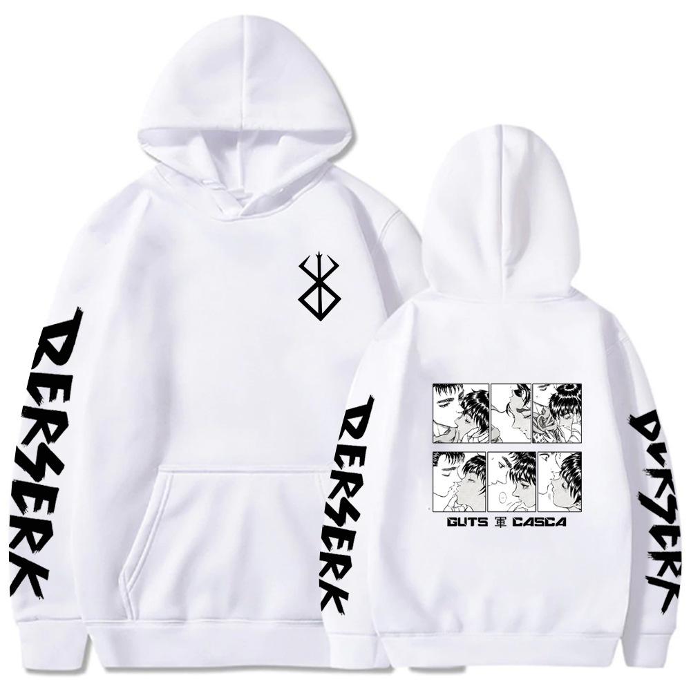 Berserk Zipper Hoodies Men Women Long Sleeve Sweatshirt