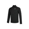 Мужская беговая майка Dri-FIT Element Half-Zip с длинным рукавом, черная DD4757-010