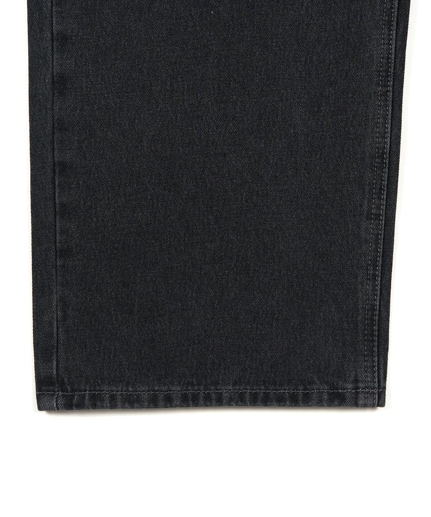 EXCONTAINER Deep Washed Wide Denim Pants (Washed Black)