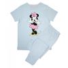 Girls Minnie Mouse Pose Short-Sleeved Long Pyjama Set