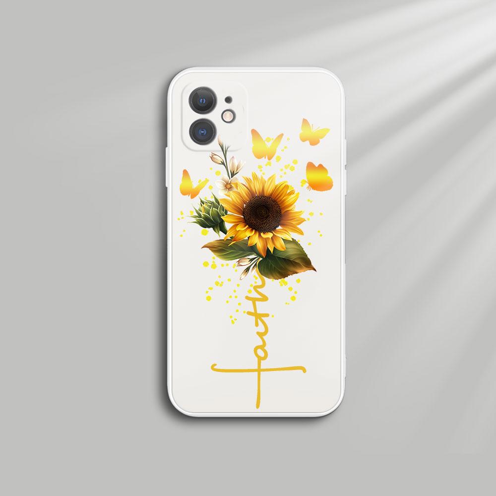 Мягкий силиконовый чехол для телефона с золотым подсолнухом для Xiaomi Redmi 10 12 13C Redmi Note 8 9 10 11 12 13 Pro Plus 5G Защитный чехол из ТПУ