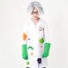 Children Boys Crazy Science Laboratory Scientist Jacket Top Gloves Set Kids Halloween Cosplay Costumes Role Play Outfit