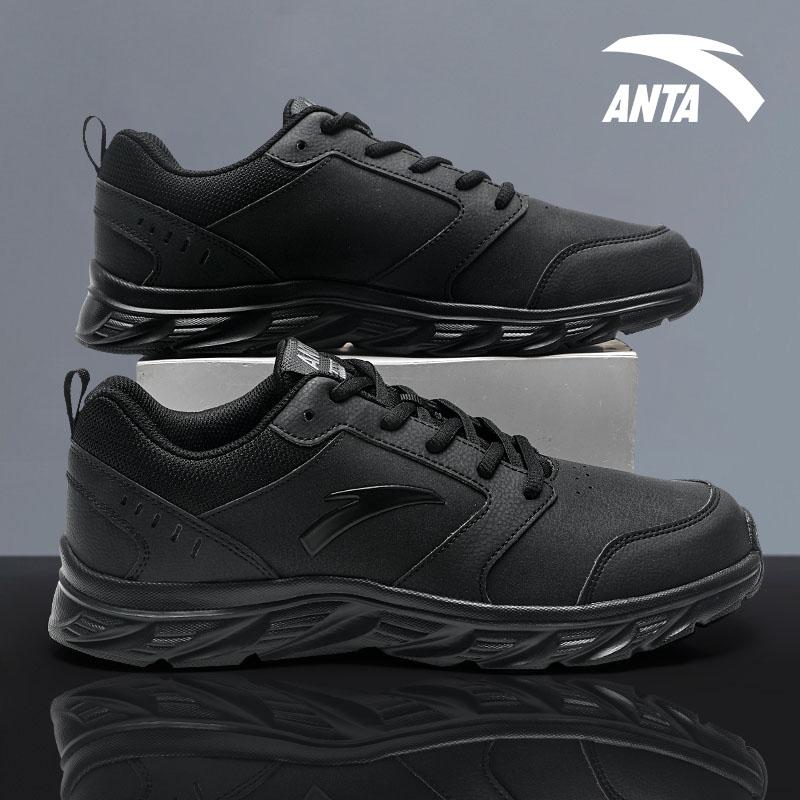 Anta Кроссовки для бега Urban Smooth Running Non-Slip Durable Low Top для мужчин, черные 912355581-14