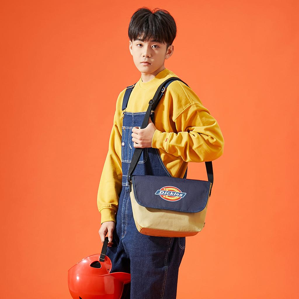 New Dickies 100th Anniversary Polyester Messenger Bag, Shoulder Bag, Crossbody Bag Regular Unisex Dark Navy Blue DK010603B291