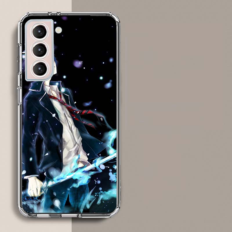 Чехол для телефона Аниме Синий экзорцист Окумура Рин Для Samsung A16 A26 A36 A56 A17 A15 A25 A35 A55 A14 A24 A34 A54 A04S A05S Galaxy Not