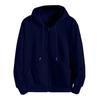 Autumn And Winter Cardigan Zipper Hooded Sweater Men'S Long-Sleeved Jacket Casual Sports Loose Top