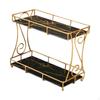 Metal Perfume Display Stand Cosmetic Storage Box Lipstick Makeup Holder Shelf Organizer