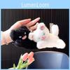 Jinnew Kitten Angry Plush Keychain Pendant For Bag Decor And Key Organizer