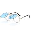 New retro metal punk steam flip sunglasses, flip sunglasses men's and women's personalized sunglasses