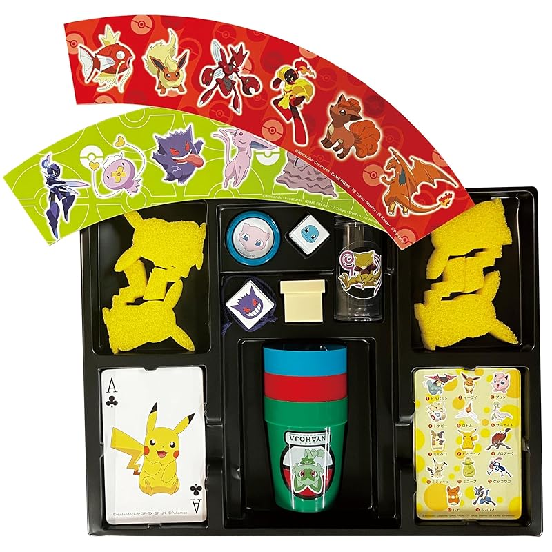 Магические фокусы Tenyo: Коллекция фокусов Pokémon - 10 удивительных фокусов для детей и взрослых - Подходит для начинающих, Легкие фокусы, Суперудивительные фокусы