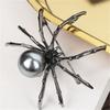 Men Women Party Clothes Brooch Exaggerated Creative Scarf Accessories Pin Brooches Black White Spider