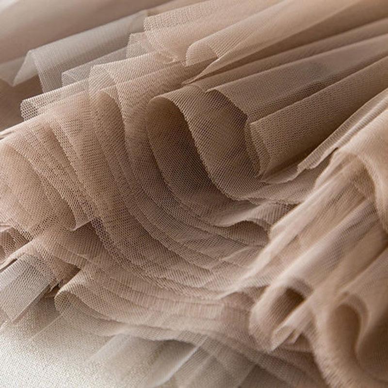 Плиссированная марлевая юбка с принтом, высокая талия, эластичная талия, юбка средней длины с большим подолом, кружевная юбка трапециевидной формы со спиральной цветной строчкой