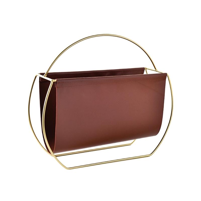 Настольный держатель для журналов, металлический каркас, полка для газет для дома X3UC