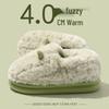 Женские нескользящие плюшевые хлопковые тапочки - с закрытой пяткой для ношения в помещении/на улице, теплые послеродовые туфли для осени и зимы 2025.