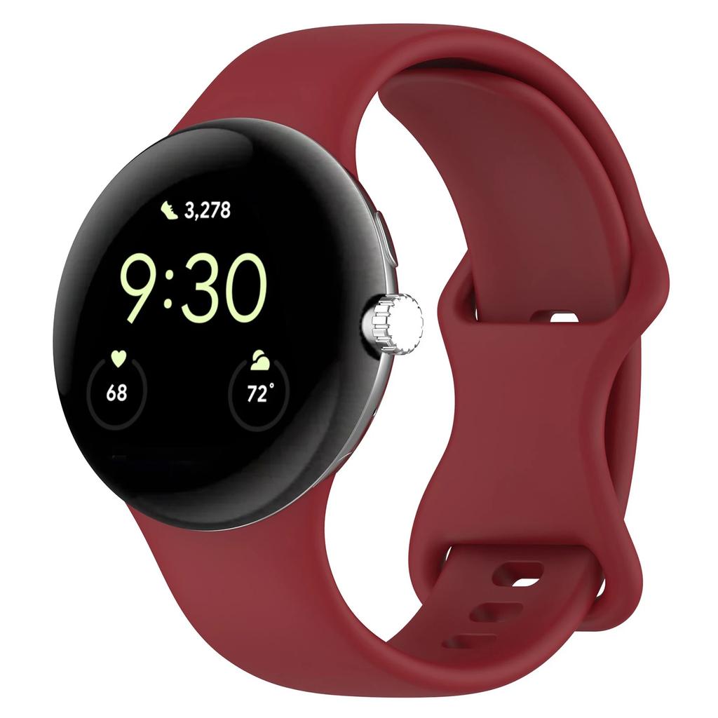 Мягкий силиконовый ремешок для Google Pixel Watch 4 3 45 мм 41 мм Официальный оригинальный сменный браслет для Google Pixel Watch 3/2