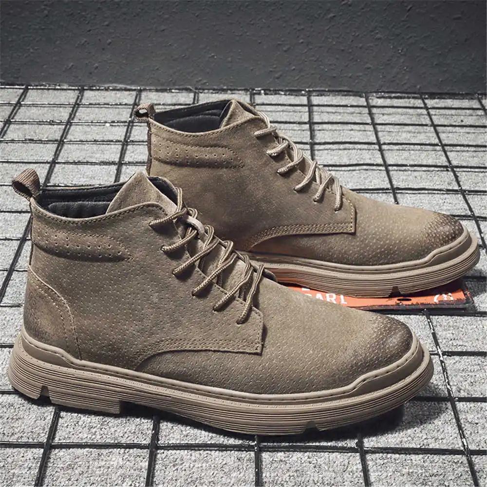 С завязками Хай Топы Оранжевые Кроссовки Плетеные 48 Размер Обувь Для Мужчин Тренды Кроссовки Спорт Теннис Обувь Плоские Сникеры Баскеты