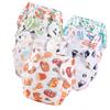 4 PC Baby Boys Girls Nappies Reusable Diaper Cover Adjustable Children Nappy Changing Baby Cloth Diaper