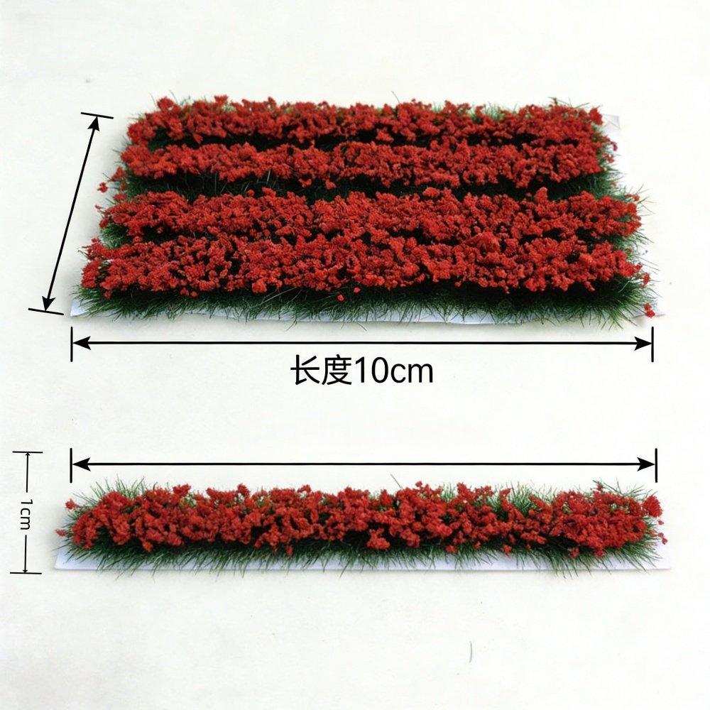 4Pcs 8Mm Miniature Grass Tufts Model Railway Scenery Material Artificial Farm Crop For Garden Landscape Diorama