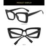 Square Frame Office Eyeglasses Cat Eye Glasses Clear Glasses Computer Goggles Anti Blue Light