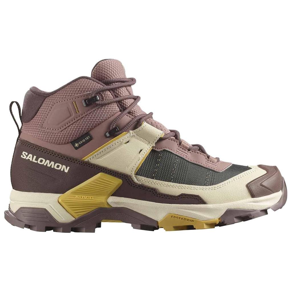 SALOMON X Ultra 5 Тканевые Полуботинки GTX Удобные Прочные Дышащие Легкие Походные Ботинки Женские Походные Ботинки Коричневые 477544
