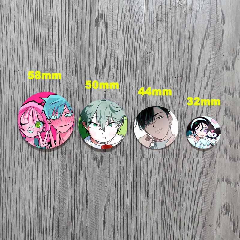 Anime Character Till Ivan Hyuna Sua Mizi Button Pins Cartoon Alien Stage Brooches Badge Backpack Shirt Accessories Jewelry Gifts
