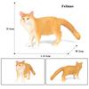 Oenux Cat Model Siamese Devon Rex Sphynx Ragdoll Persian Action Figure Cat Kitty Bobtails Figurine Cute Decoration Kids Toy Gift