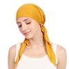 1Pc Polyester Women's Hijab Headscarf Turban Headwrap Cover Muslim Chemo Cap Hair Loss Hat