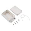 ABS plastic case grey waterproof electronic project box DIY case with ears waterproof case instrument box electrical supplies