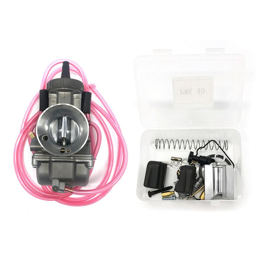 Карбюратор 40 мм с ремкомплектом для мотоциклов, скутеров, внедорожников, квадроциклов Yamaha Honda Suzuki Kawasaki Gasgas Bsa Bultaco 4-тактный двигатель 80 куб.см 100 куб.см 125 куб.см 250 куб.см