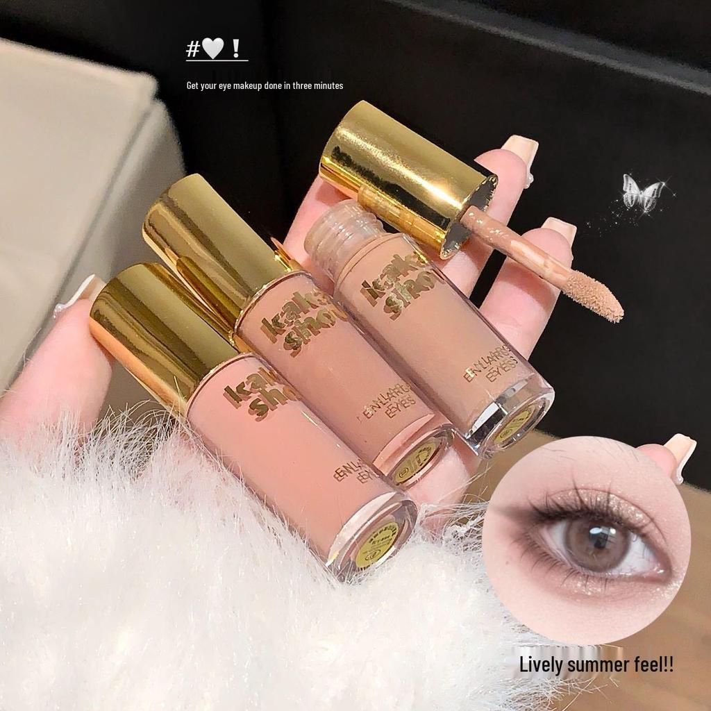 Kakashow Жидкие тени для век 'Звездное сияние': Жемчужный матовый хайлайтер с глиттером для осветления области под глазами.