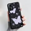 Чехол для ZTE Blade A72S A7050 Чехол-книжка для ZTE Blade V41 Роскошный модный с бабочкой и цветами Силиконовый мягкий черный бампер из ТПУ