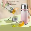 316 Tea Thermos Cup Female Good-looking Gradient Portable Handle Students Go Out To School Large Capacity Travel Kettle