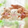 Super Cute Plush Bear Toys Small Pendant  Mini Soft Stuffed Bears Toy Adult Children  Playmate for Kid